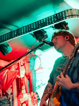 Live music on the festival stage